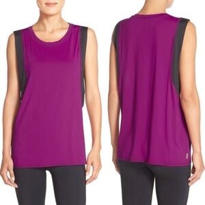 Alala Cutaway Tank in Magenta